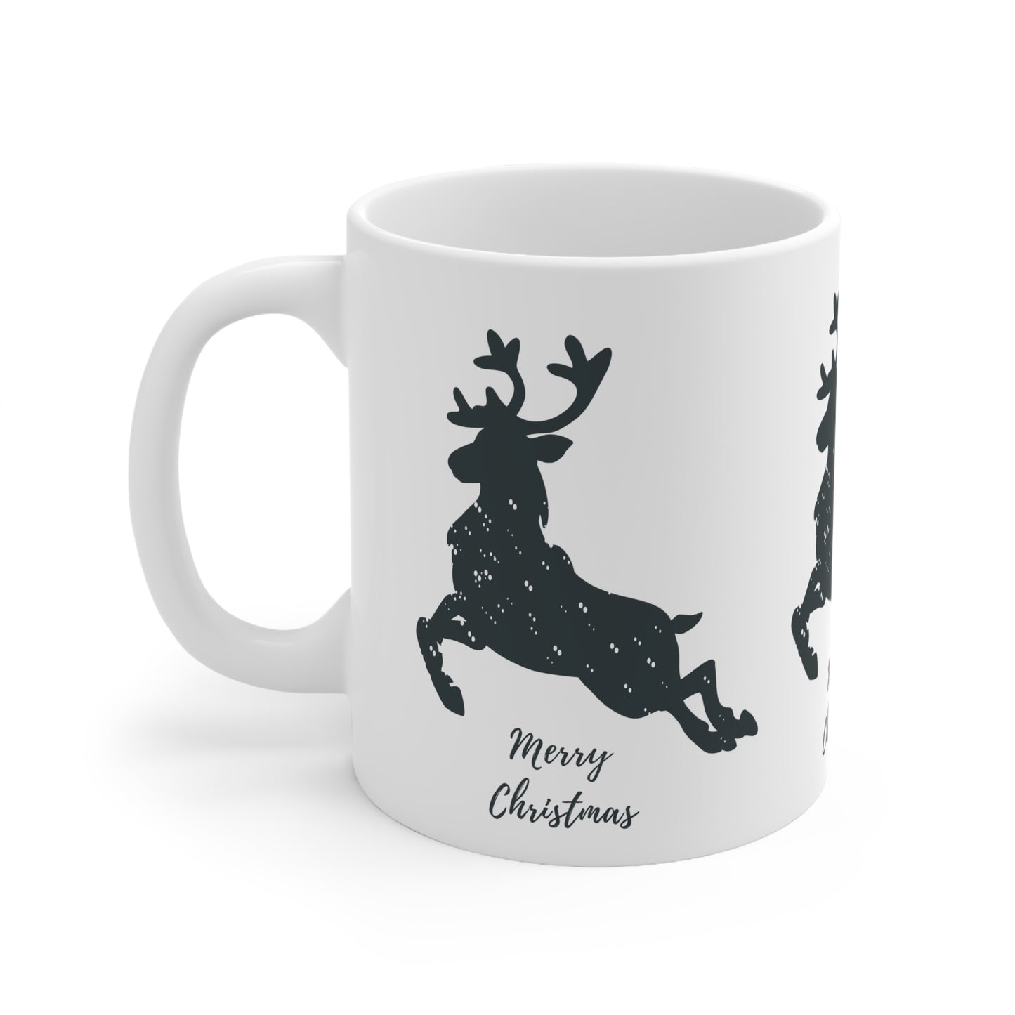 Mug de Noël, en céramique, Joli Cerf noir